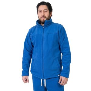 Polerón Clínico Polar Hombre Azul Rey