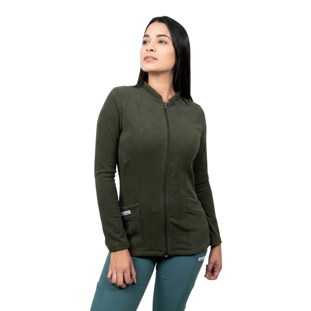 Polerón Clinico Spandex Mujer Verde